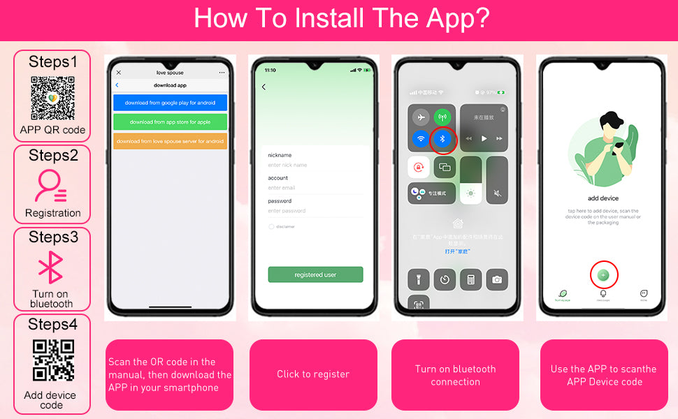 G-Spot Egg Vibrator Vibrating Wearable with APP Control Pantie Vibe Dildo Sex Toys with 4 Modes Waterproof Prostate 