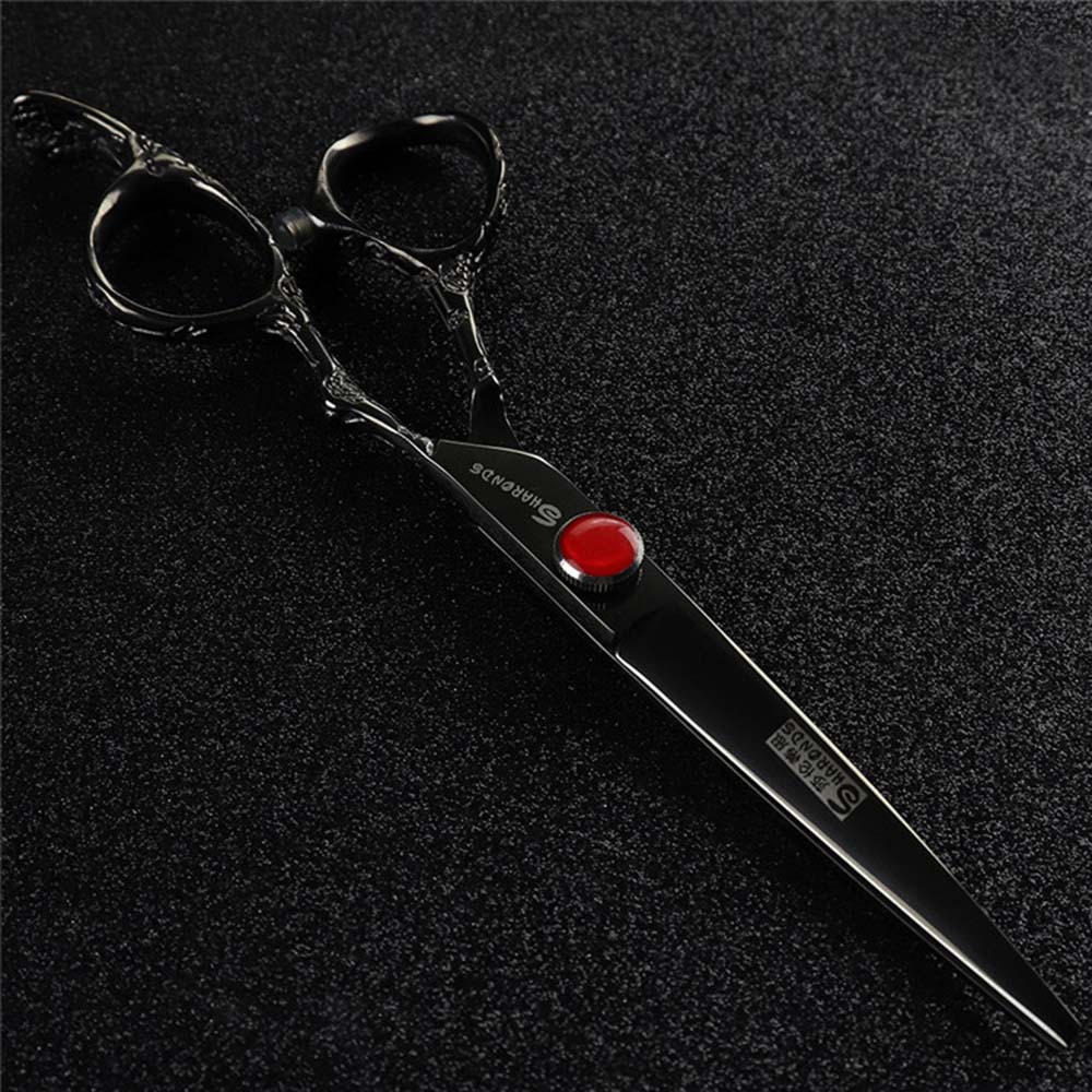 Japan 440c hair scissors professional barber scissors hairdressing scissors salon shape cutting thinning tools - ultrsbeauty
