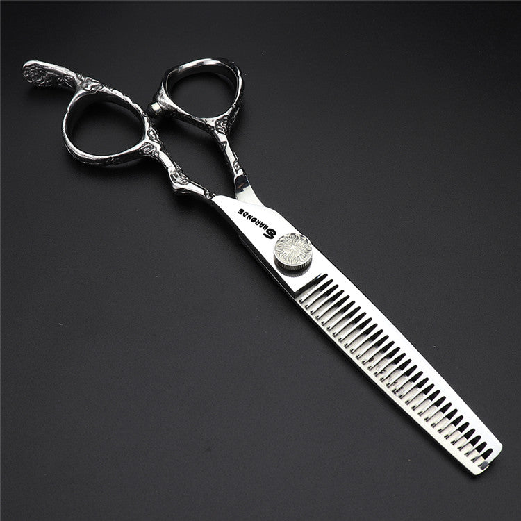 Japan 440c hair scissors professional barber scissors hairdressing scissors salon shape cutting thinning tools - ultrsbeauty