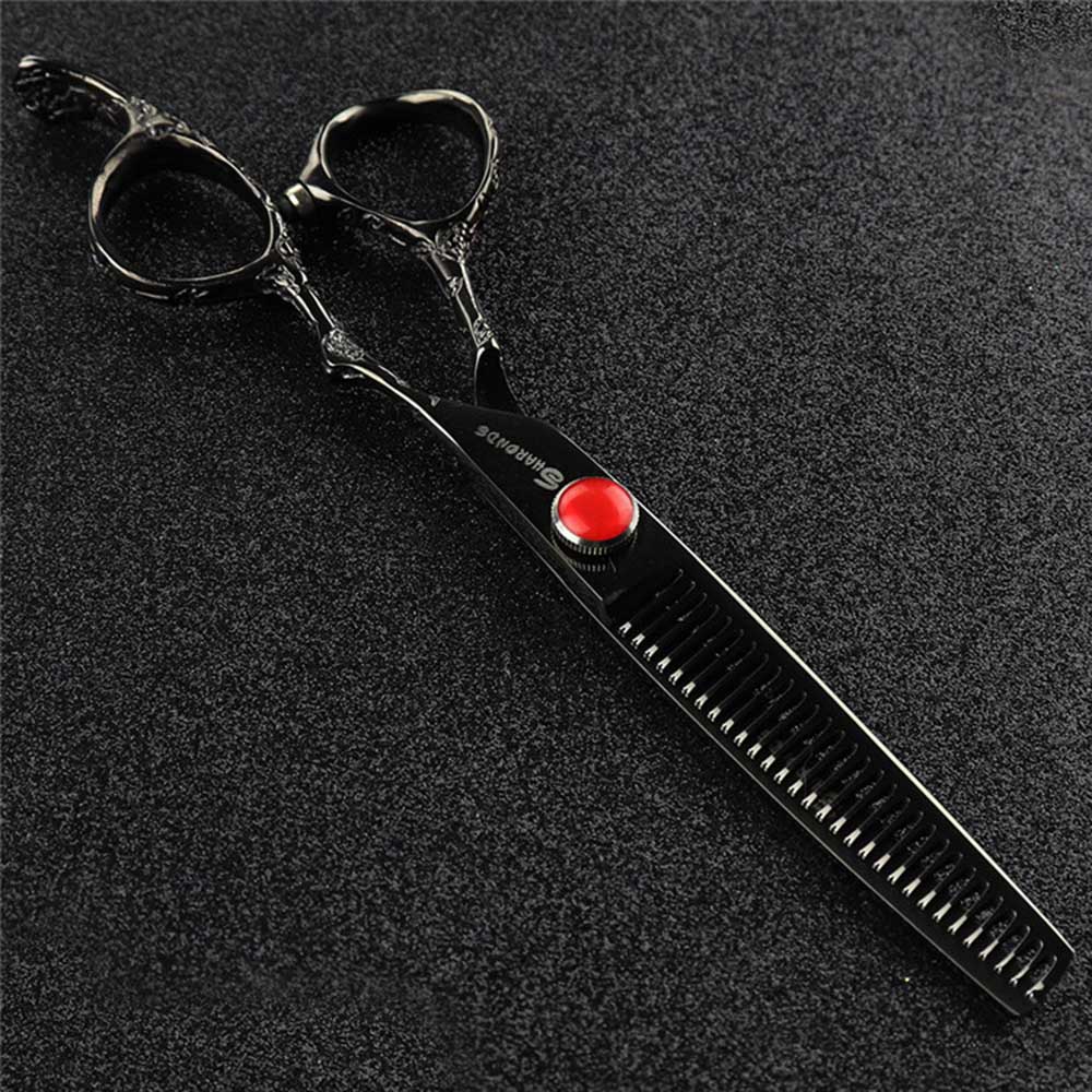 Japan 440c hair scissors professional barber scissors hairdressing scissors salon shape cutting thinning tools - ultrsbeauty