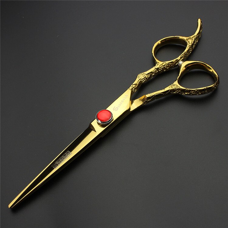 Japan 440c hair scissors professional barber scissors hairdressing scissors salon shape cutting thinning tools - ultrsbeauty
