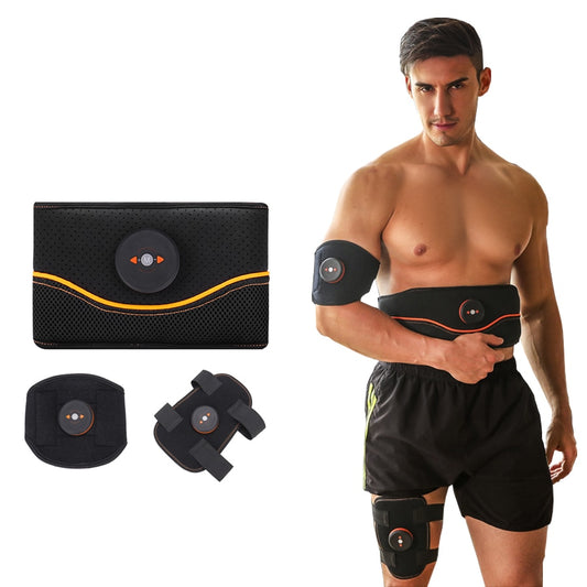 Abdominal Muscle Trainer Stimulator Ab Wireless Vibration Body Slimming Belt Fat Burning Fitness TrainingArm Leg slimming Belt - ultrsbeauty
