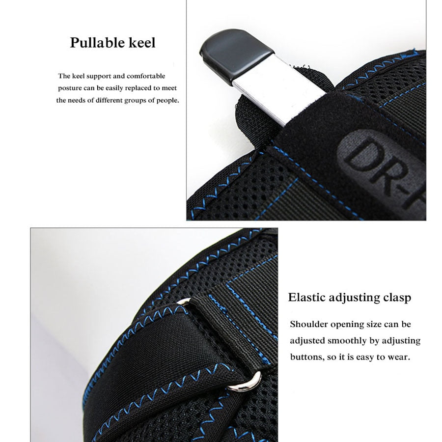 Adjustable Back Posture Corrector Clavicle strap Brace Support Belt  Spine Back Shoulder Lumbar Posture Correction unisex - ultrsbeauty