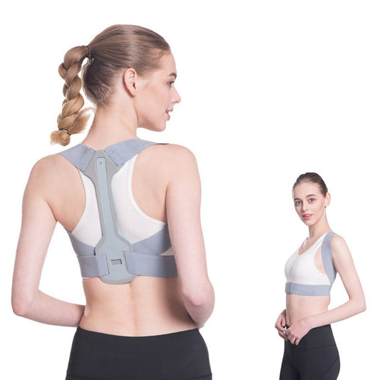 Adjustable Size Back Posture Corrector Back Pain Relief Support Spine Waist Straps Posture Correction Silver Belt For Men women - ultrsbeauty