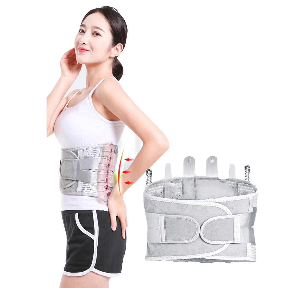 Back Brace Lumbar Support Belt  Spine Suppport Posture Corrector Lumbar Herniated Disc Back Pain Relief for Sciatica Scoliosis - ultrsbeauty