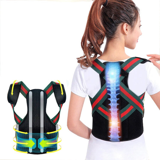Back support posture corrector Back Posture Brace Clavicle Support Stop Slouching and Hunching Adjustable Back Trainer UNISEX - ultrsbeauty