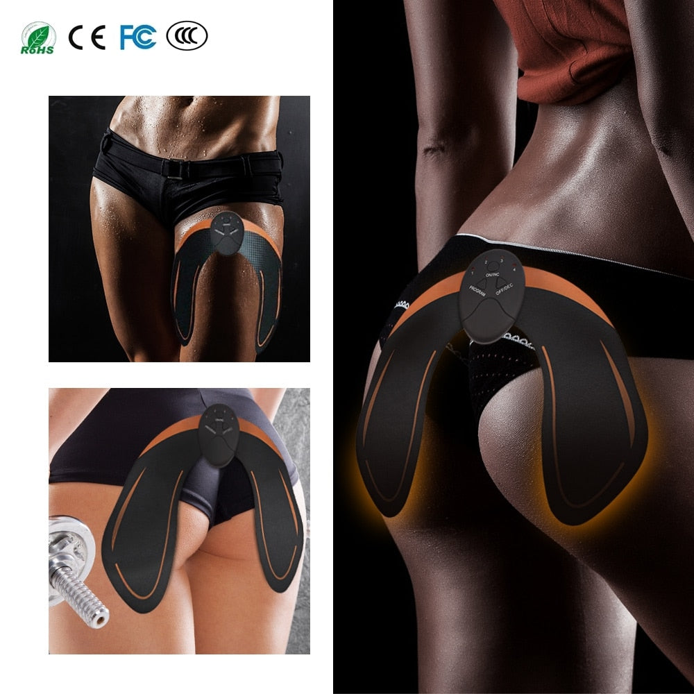 EMS Hip Muscle Training Leg Butt Trainer Massager Muscle Stimulator for Weight loss Body Slimming Ass Builder Buttock Tighter - ultrsbeauty