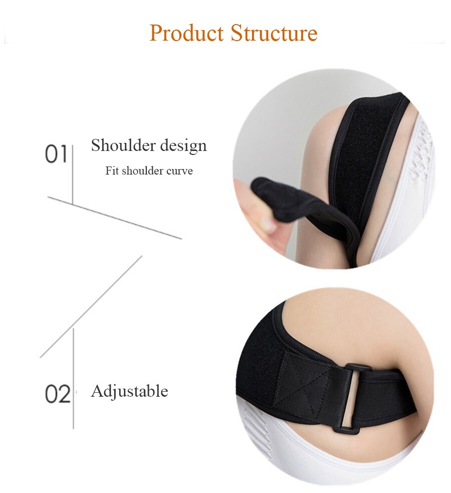 Black Spine back posture Corrector back support Protection Back Shoulder Posture Correction Belt Humpback Back Pain Relief Brace - ultrsbeauty
