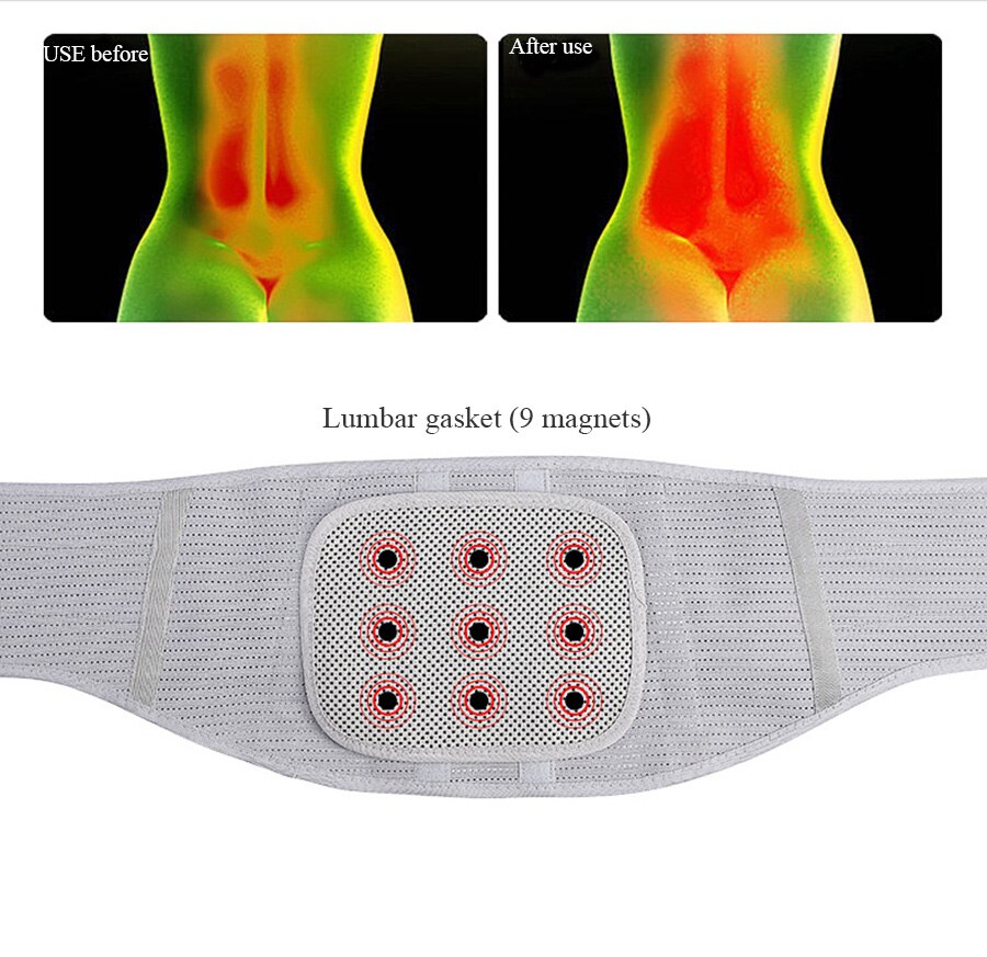 Lumbar Support Belt Lumbar Disc Herniation Medica Strain Pain Relief Waist Back Lumbar Spine Brace Men Adjustable Elastic Fixed - ultrsbeauty