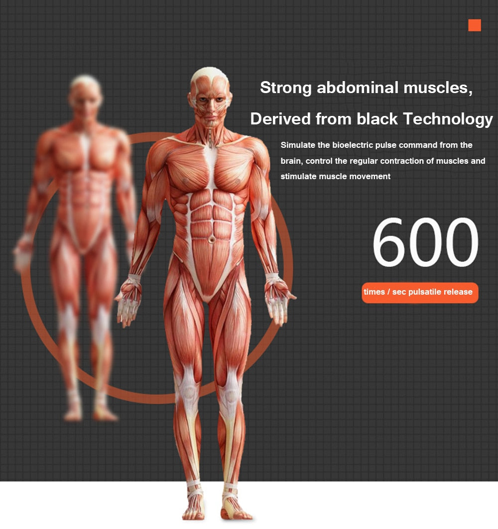 EMS Muscle Stimulator Wireless Muscle Trainer Abdomen Training Belt Fat Burner Weight Loss Stickers Body Slimming Belt Unisex - ultrsbeauty