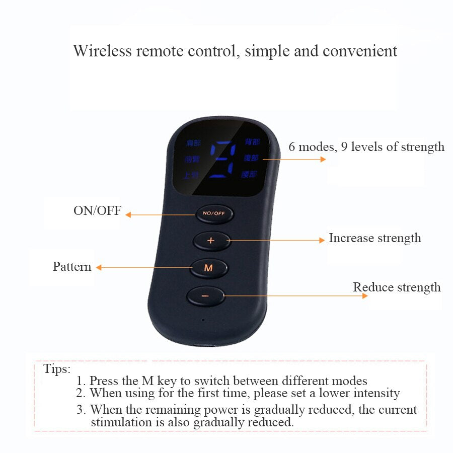 Smart Abdominal Training Pad Wireless EMS Muscle Stimulator Arm Muscle Toner ABS Trainer Body Slimming Belt Gel Pads health care - ultrsbeauty