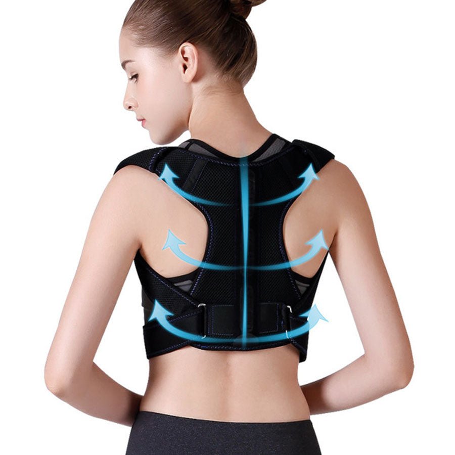 Adjustable Back Posture Corrector Clavicle strap Brace Support Belt  Spine Back Shoulder Lumbar Posture Correction unisex - ultrsbeauty