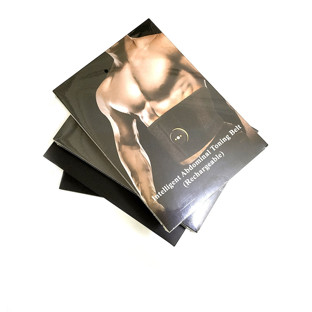 EMS Wireless Muscle Stimulator Trainer Smart Fitness Abdominal Training Electric Weight Loss belt Body Slimming Belt Unisex - ultrsbeauty