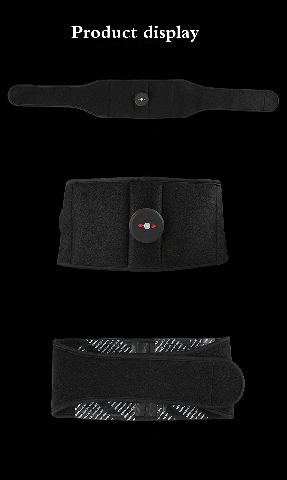 EMS Wireless Muscle Stimulator Trainer Smart Fitness Abdominal Training Electric Weight Loss belt Body Slimming Belt Unisex - ultrsbeauty