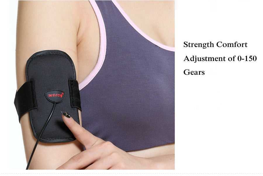 Electric Rechargeable EMS Arm slimming thighToning Belt 150 Intensity ABS Female thigh Toner Slimming Legs Belt - ultrsbeauty