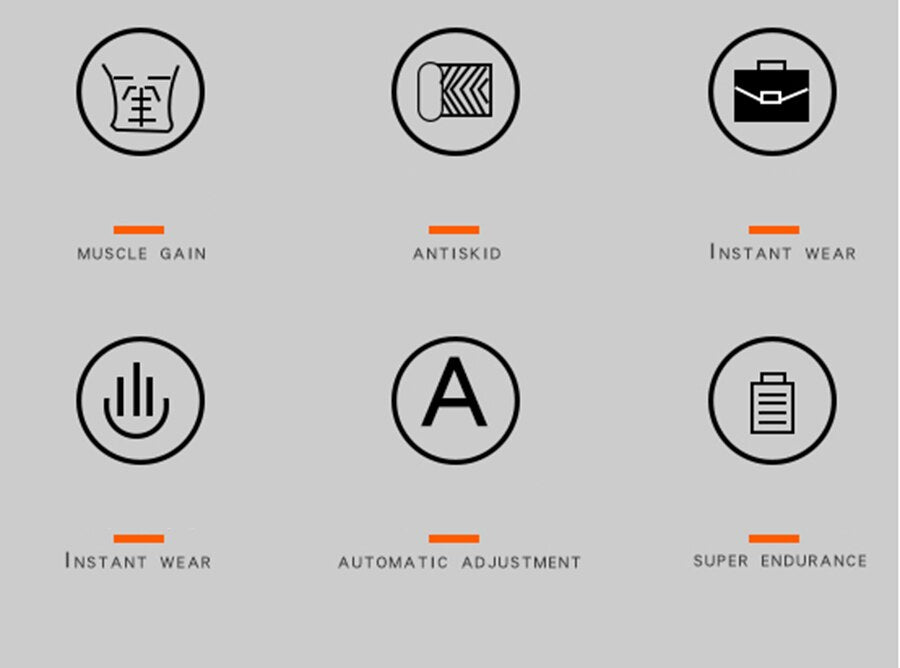 EMS Abdominal Muscle Trainer Stimulator ABS Electrostimulation Fitness Massager Abdomen Weight Loss Slimming Home Gym Equipment - ultrsbeauty