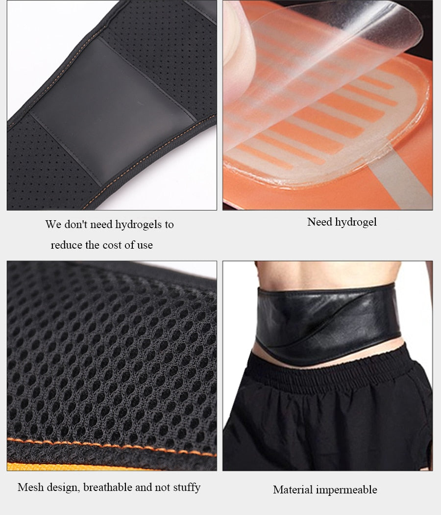 Massager electric Muscle stimulator Trainer for Abdominal EMS Fitness Belt Effect Fat Burning Weight loss Body slimming Massage - ultrsbeauty