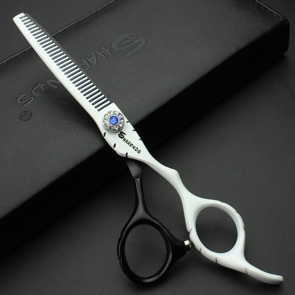 Japan 440c stainless steel Professional Hairdresser Scissors Set 6 Inch Salon Hairdresser Hair Scissors barber Thinning Scissors - ultrsbeauty