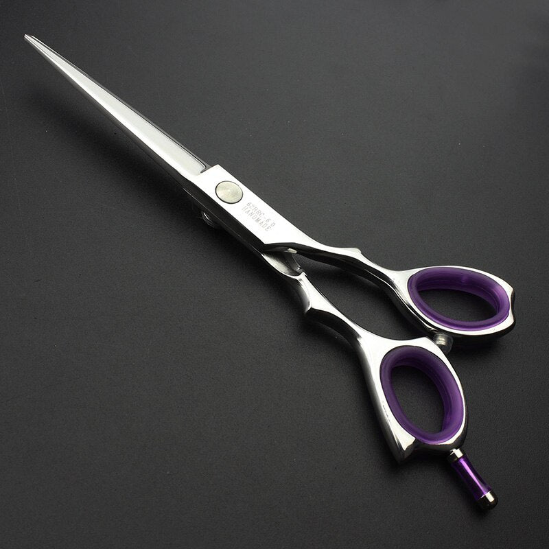 Japan hair scissors personality 6 inch professional scissors  barbershop Cutting Scissors and Thinning Scissors - ultrsbeauty