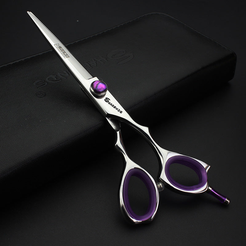 Japan hair scissors personality 6 inch professional scissors  barbershop Cutting Scissors and Thinning Scissors - ultrsbeauty