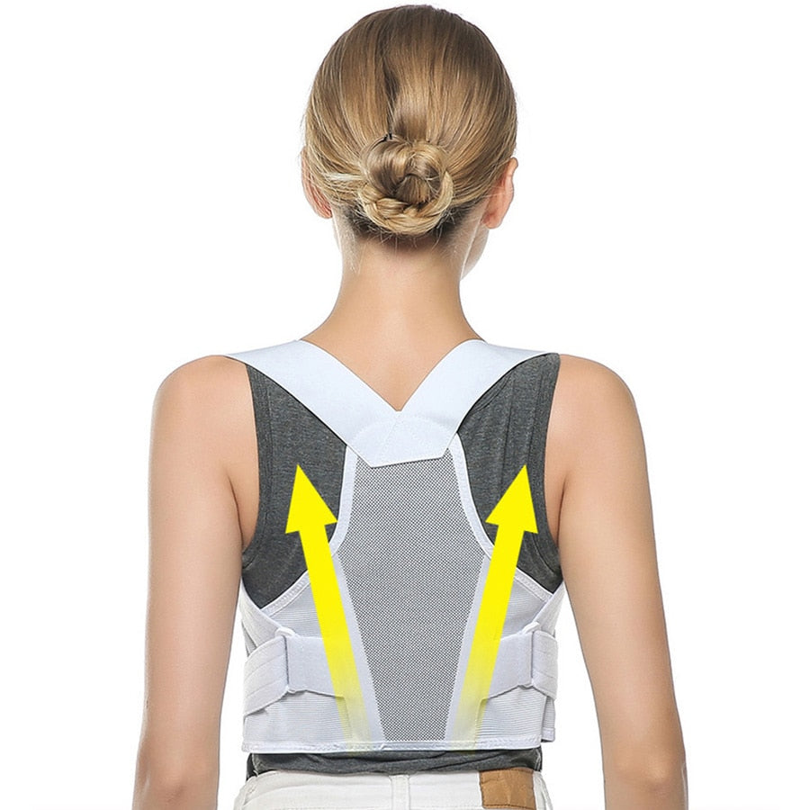 New Adjustable Sitting Posture Correction belt Anti-hunchback Strap Posture Support Corrector Back Pain Brace Belt Men Women - ultrsbeauty