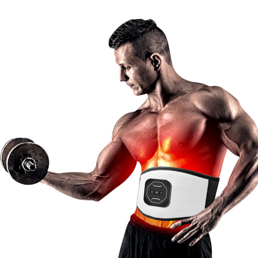 New EMS abdominal muscles fitness device Smart slimming massage belt Bionic Micro-Current Stimulation for StrengthenThe Muscles - ultrsbeauty