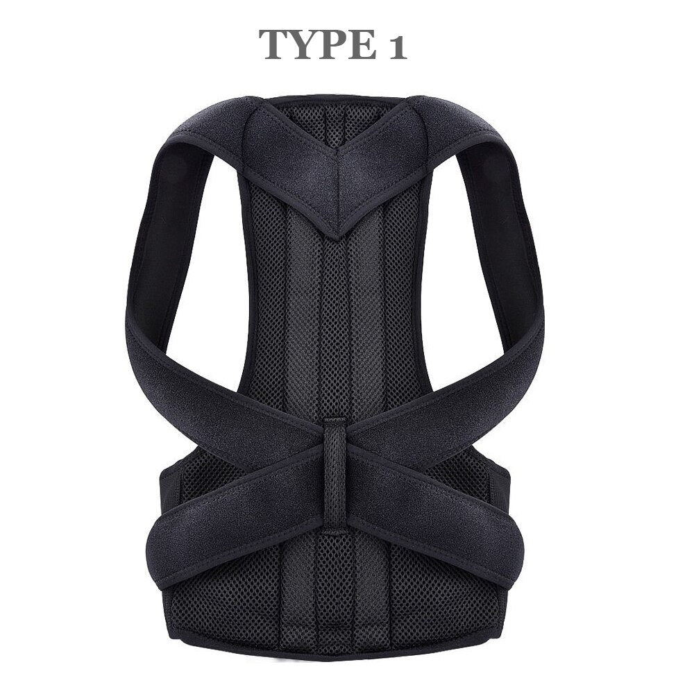 Posture Corrector for Men and Women Back Posture Brace Clavicle Support Stop Slouching and Hunching Adjustable Back Trainer - ultrsbeauty