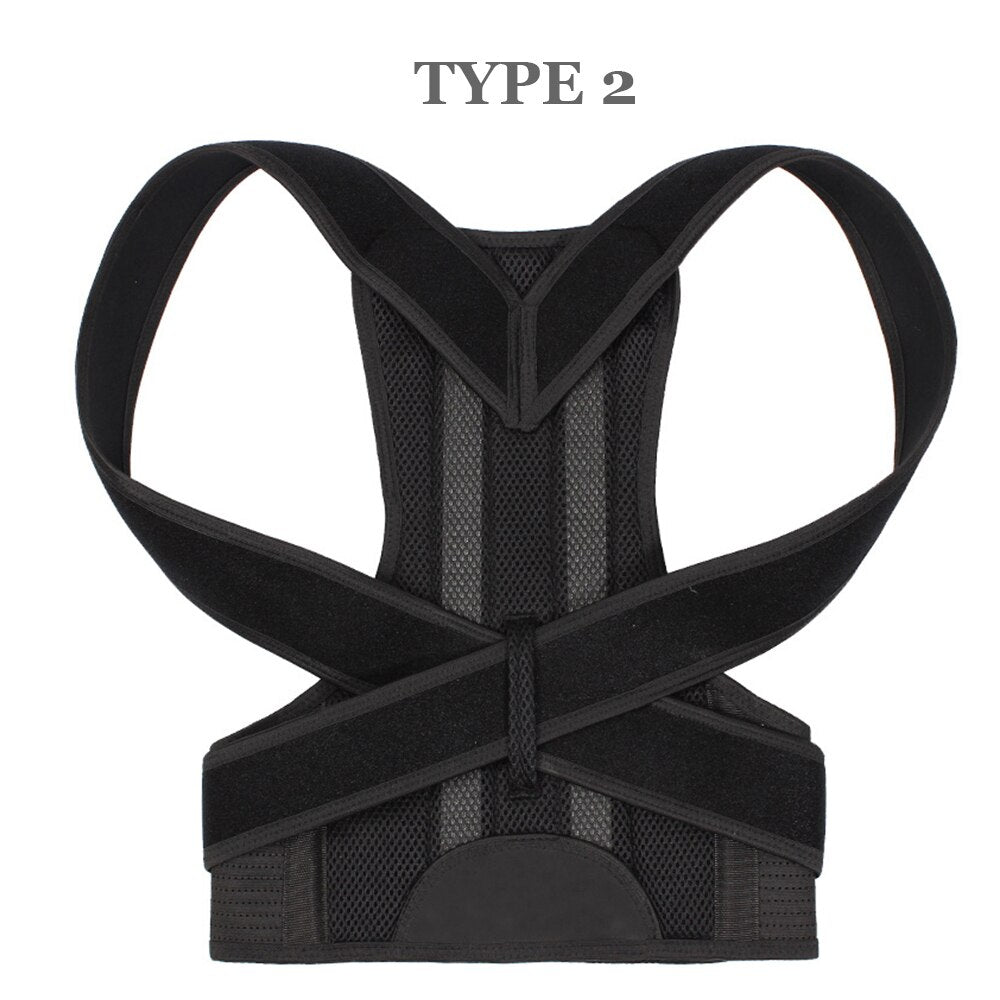 Posture Corrector for Men and Women Back Posture Brace Clavicle Support Stop Slouching and Hunching Adjustable Back Trainer - ultrsbeauty