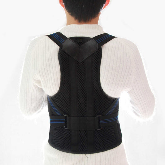 Posture corrector shoulder back pain reliever spine straightener orthopedic brace belt straight corset for back support - ultrsbeauty