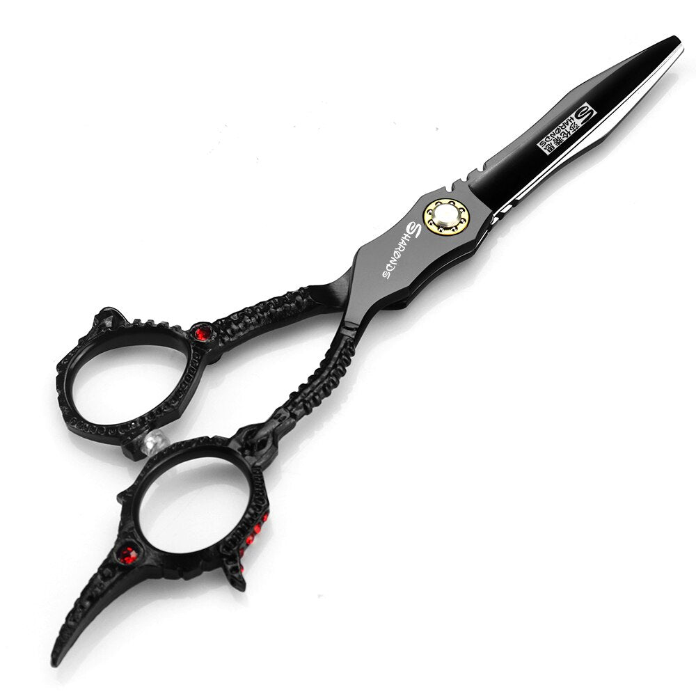 Professional Hairdresser's Scissors Japan 440c Hair Scissors Black Japan 440c Barber Shop Accessories Scissors - ultrsbeauty