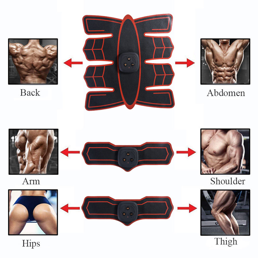 Smart Abdominal Training Pad Wireless EMS Muscle Stimulator Arm Muscle Toner ABS Trainer Body Slimming Belt Gel Pads health care - ultrsbeauty