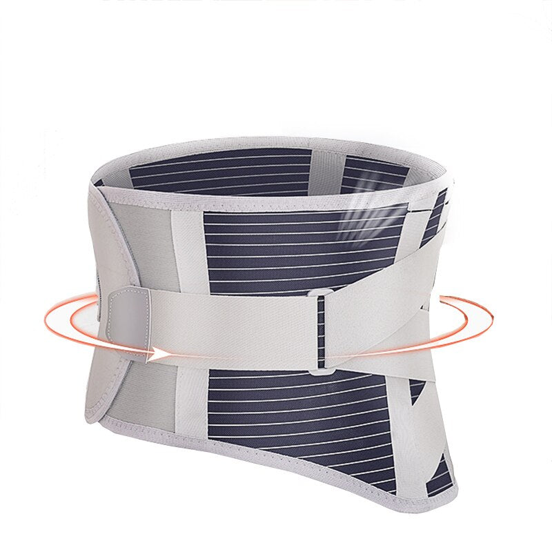 Steel medical BracesTherapy Waist Belt Posture corrector Adjustable fitness back support lumbar support Lower Back Pain Relief - ultrsbeauty