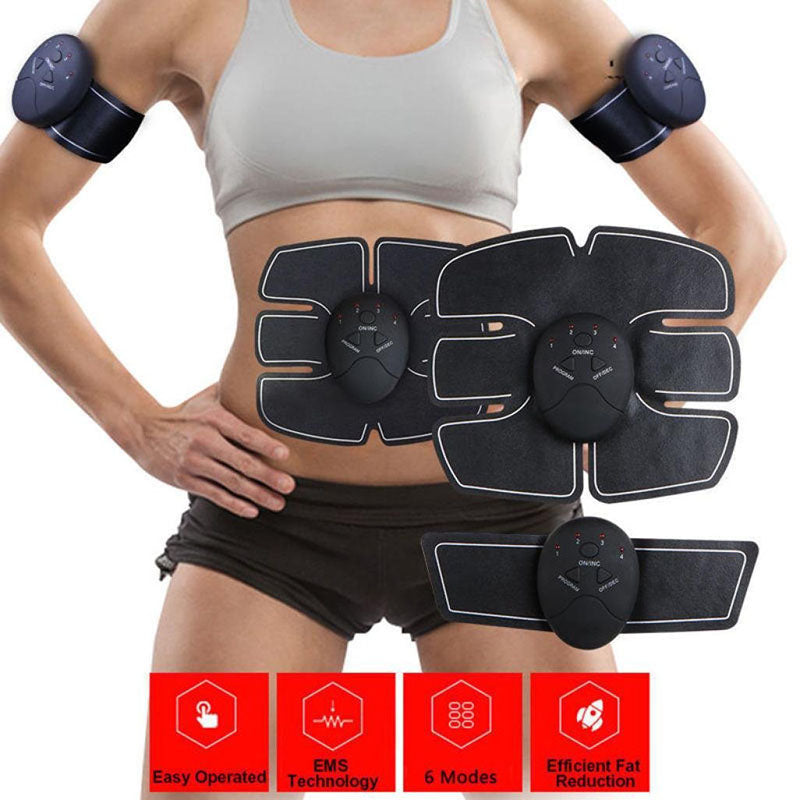 Unisex ABS Muscle Trainer Fitness Abdominal Sport Press Stimulator Gym Gear EMS Hip Abdominal Stimulator Fitness Body Slimming - ultrsbeauty