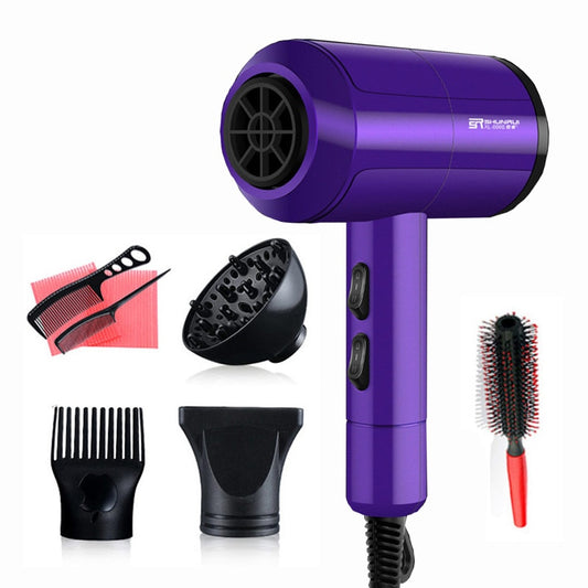 Powerful Salon Hair Dryer Negative Ion Blow Dryer Electric Hairdryer Hot/Cold Wind Air Dryer - ultrsbeauty