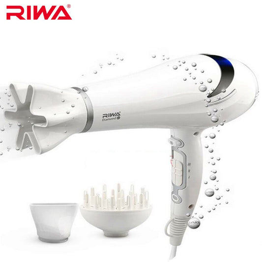 RIWA 2200W Household Hair Dryer Magic Anion & Hot/Cold Wind 220V 50Hz High Quality Blower Dryer Q7 - ultrsbeauty