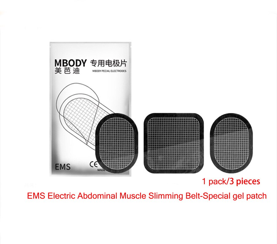 NEW ABS Belt Gel Pad Replace Unisex Pads Self Adhesive Electrodes For Female and Male ABS belt slimming massage belt waist belt - ultrsbeauty
